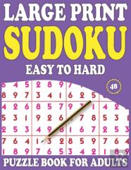 Large Print Sudoku Puzzle Book For Adults