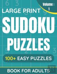 Large Print Sudoku Puzzles Book For Adults