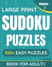 Large Print Sudoku Puzzles Book For Adults