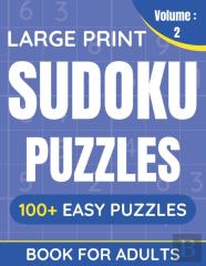 Large Print Sudoku Puzzles Book For Adults