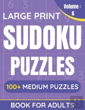 Large Print Sudoku Puzzles Book For Adults