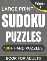 Large Print Sudoku Puzzles Book For Adults
