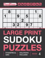 Large Print Sudoku Puzzles (Hard Puzzles), (Book 4)