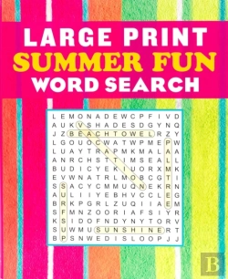Bertrand.pt - Large Print Summer Fun Word Search