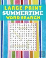 Large Print Summertime Word Search
