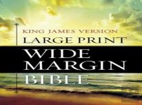 Large Print Wide Margin Bible-Kjv