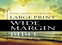 Large Print Wide Margin Bible-Kjv