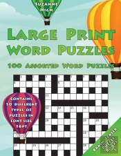 Large Print Word Puzzles: 100 Assorted W