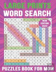 Large Print Word Search Puzzle Book For Mom