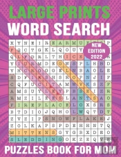 Large Print Word Search Puzzle Book For Mom