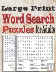 Large Print Word Search Puzzles For Adults
