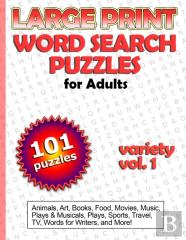 Large Print Word Search Puzzles For Adults