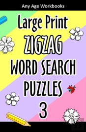 Large Print Zigzag Word Search Puzzles 3