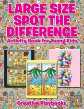 Large Size Spot The Difference Activity Book For Young Kids