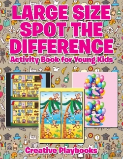 Bertrand.pt - Large Size Spot The Difference Activity Book For Young Kids
