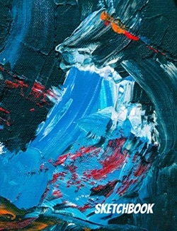 Bertrand.pt - Large Sketchbook: Big Abstract Paint Doo