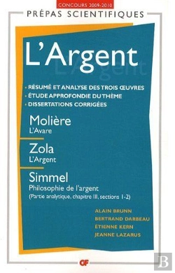 Bertrand.pt - L'Argent ; Prépas Scientifiques (Édition 2009)