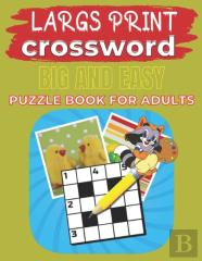 Largs Print Crossword Big And Easy Puzzle Book For Adults