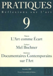 L'Art Comme Écart, Mel Bochner, Documentaires Contemporains Sur L'Art