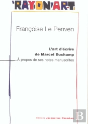 L'Art D'Ecrire De Marcel Duchamp