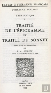 L'Art Poetique