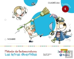 Bertrand.pt - Las Letras Divertidas Cuadrícula Cuaderno 4