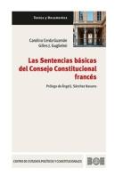 Las Sentencias Basicas Del Consejo Constitucional Frances