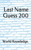 Last Name Guess 200