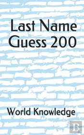 Last Name Guess 200
