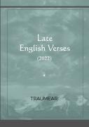 Late English Verses