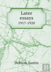 Later Essays 1917-1920
