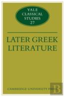 Later Greek Literature