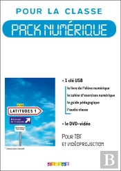 Latitudes Niveau 1 - Pack Numerique 1 Licence - Cle Usb + Dvd