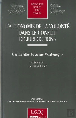 Bertrand.pt - L'Autonomie De La Volonté Dans Le Conflit De Juridictions Tome 531