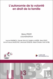 L'Autonomie De La Volonté En Droit De La Famille