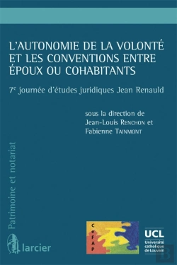 Bertrand.pt - L'Autonomie De La Volonté Et Les Conventions Entre Époux Ou Cohabitants