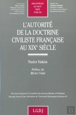 Bertrand.pt - L'Autorite De La Doctrine Civiliste Francaise Au Xix Siecle