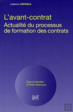 Bertrand.pt - L'Avant-Contrat ; Actualité Du Processus De Formation Des Contrats