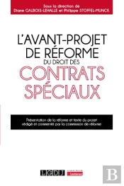 L'Avant-Projet De Reforme Du Droit Des Contrats Speciaux
