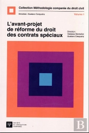 L'Avant-Projet Du Droit Des Contrats Speciaux - Vol01