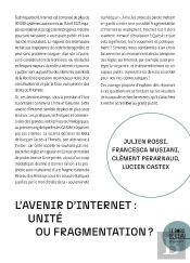 L'Avenir D'Internet : Unité Ou Fragmentation ?