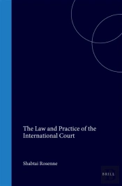 Law And Practice Of The International Court, 1920-1996