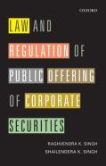 Law And Regulation Of Public Offering Of Corporate Securities