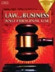 Law For Business And Personal Use