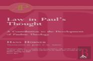 Law In Paul'S Thought