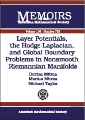 Layer Potentials, The Hodge Laplacian And Global Boundary Problems In Nonsmooth Riemannian Manifolds