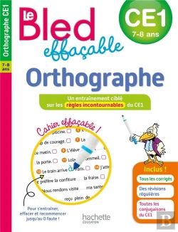 Bertrand.pt - Le Bled Effacable Orthographe Ce1