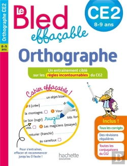 Bertrand.pt - Le Bled Effacable Orthographe Ce2
