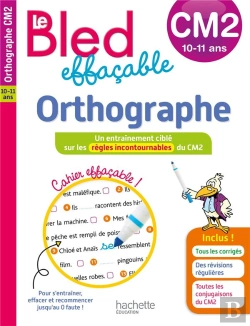 Bertrand.pt - Le Bled Effacable Orthographe Cm2
