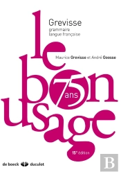 Le Bon Usage (Édition 2011)